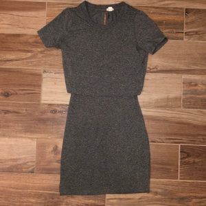Gray Bodycon Mini Dress